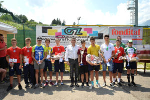 La premiazione del Piccolo Giro d'Oro