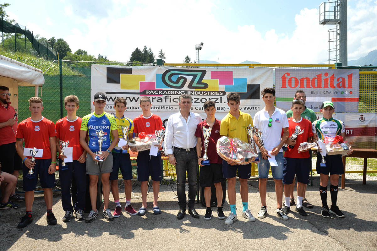 La premiazione del Piccolo Giro d'Oro