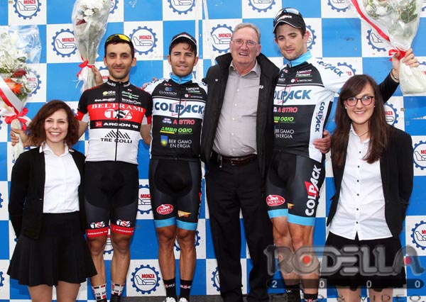 Il podio di Monza