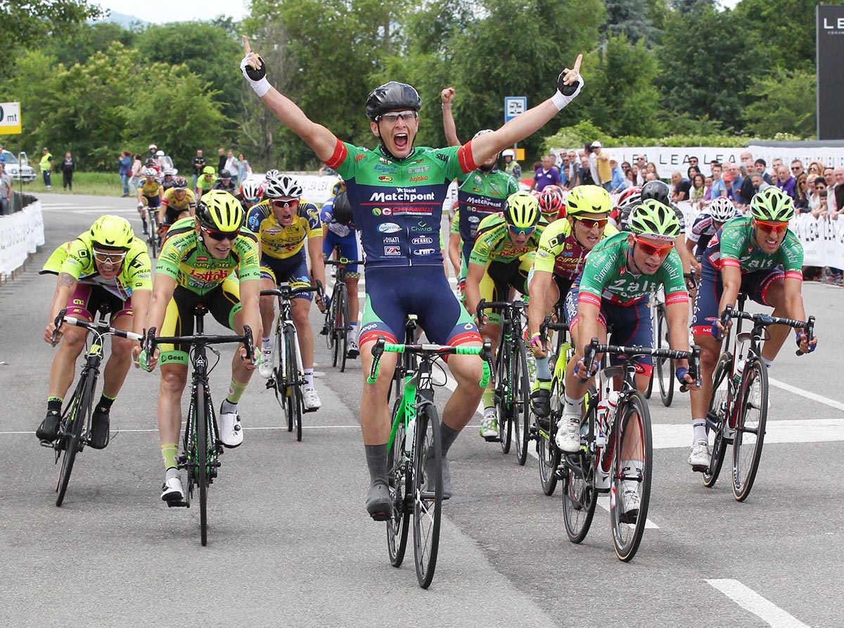 Damiano Cima vince in volata la Pistoia-Fiorano