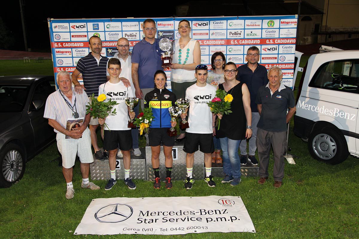 La premiazione della Ekoi Cycling Team