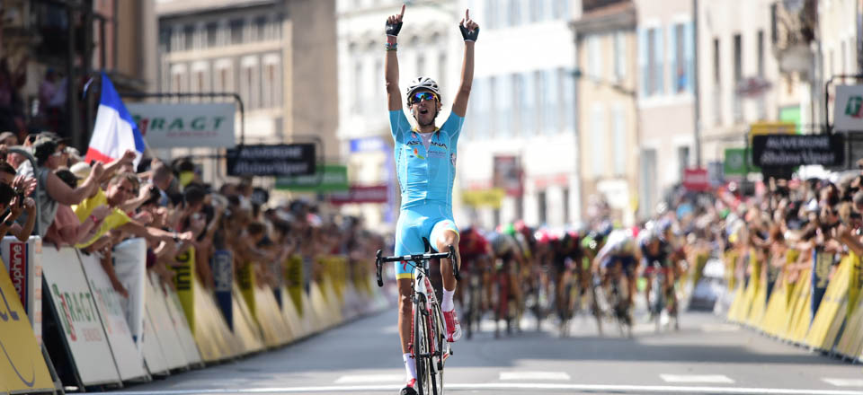 Bel numero di Fabio Aru nella terza tappa del Criterium du Dauphine