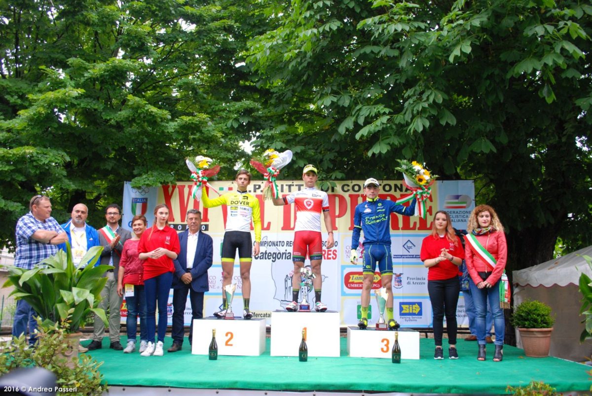 Il podio del Campionato Toscano Juniores 2016