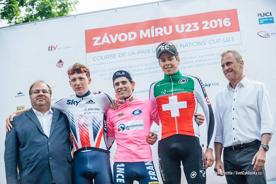 Il podio finale della Coppa della Pace