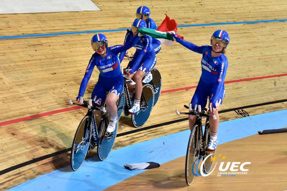 Balsamo, Paternoster, Consonni e Stefani campionesse d'Europa