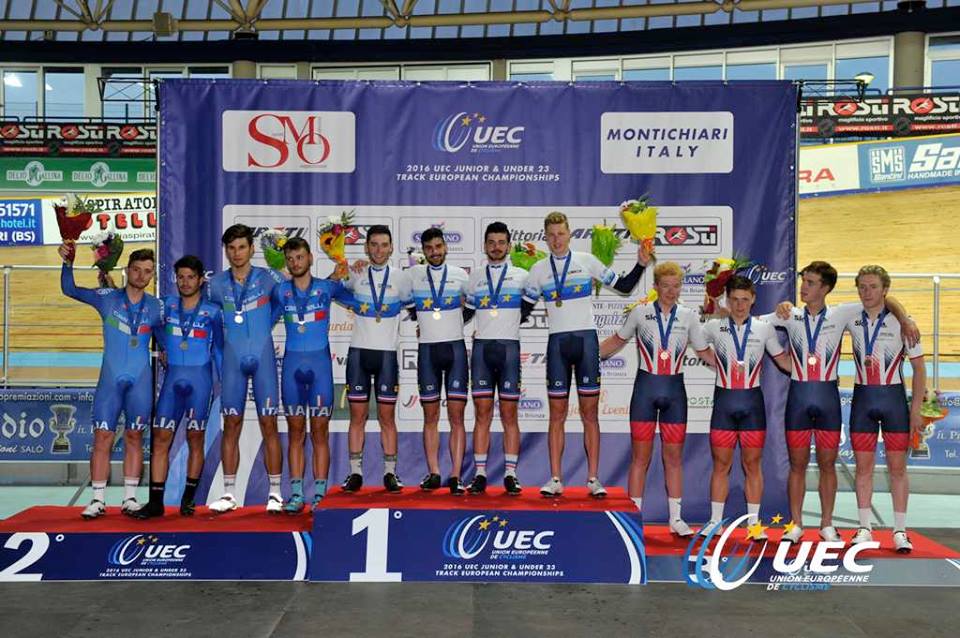 Medaglia d'argento per il quartetto Under 23 maschile