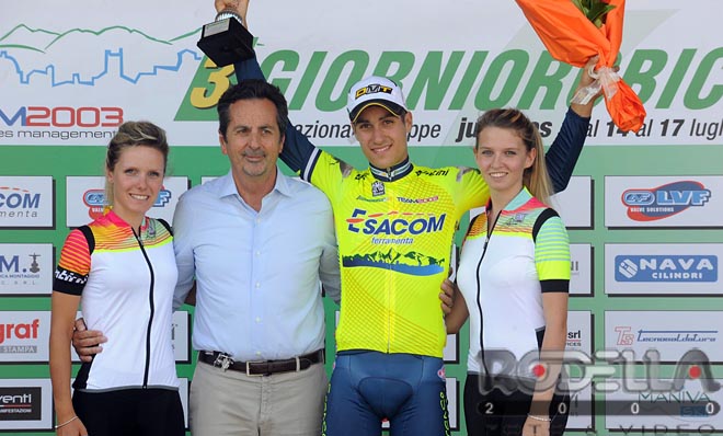 Il leader della classifica generale Andrea Innocenti