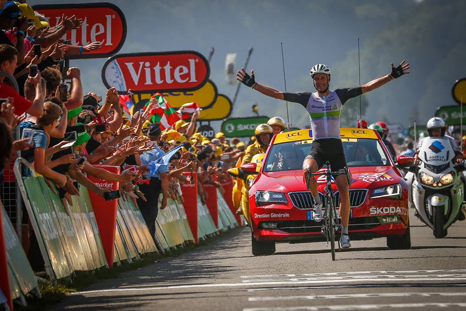 Vittoria solitaria di Steve Cummings nella settima tappa del Tour de France
