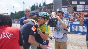 Festa per la svedese Jenny Rissveds, campionessa del mondo Donne U23