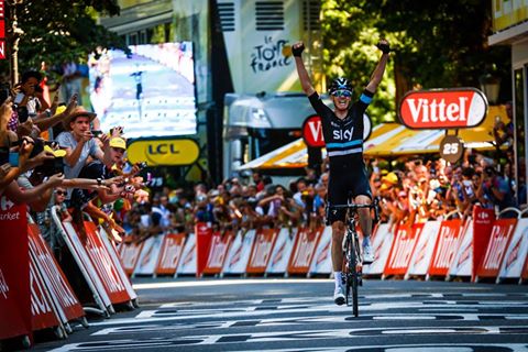 Chris Froome vince l'ottava tappa del Tour de France