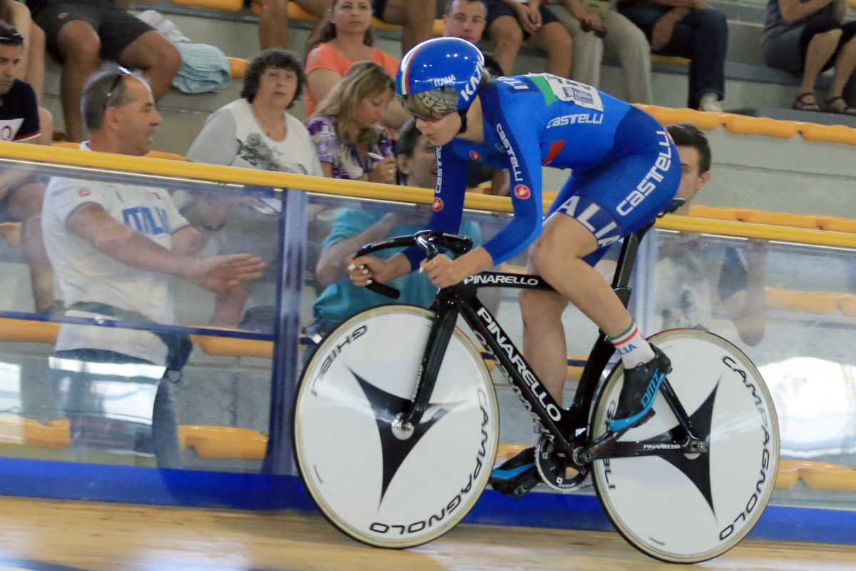 Martina Alzini in azione