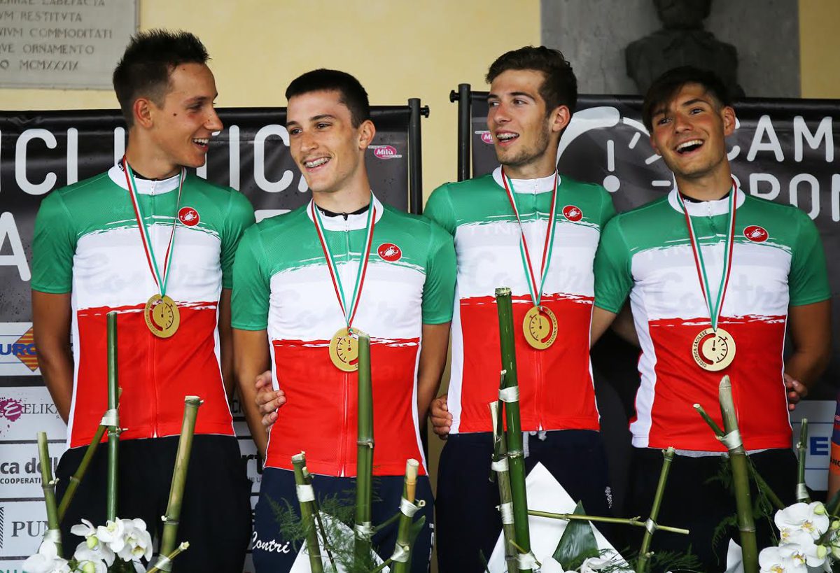 Contri Autozai TTNK Sport campioni d'Italia Cronometro a Squadre Juniores