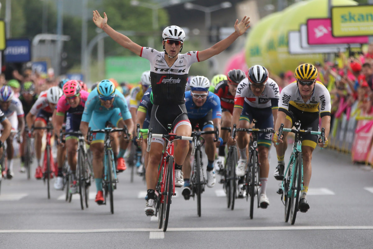 La vittoria di Niccolò Bonifazione nella terza tappa del Tour de Pologne 2016
