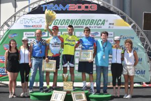 Il podio finale della 3GIORNIOROBICA 2016