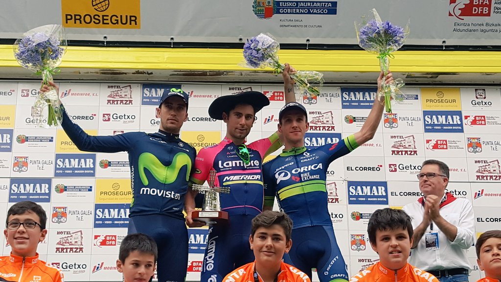 Il podio del Circuito de Getxo 2016