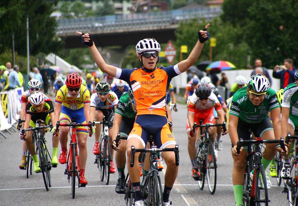 La vittoria di Giorgio Cometti in volata