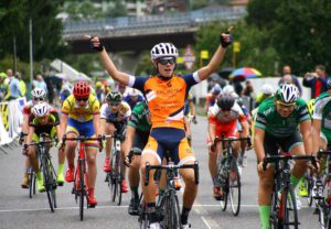La vittoria di Giorgio Cometti in volata