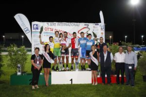 Il podio finale della 3 Sere di Pordenone 2016
