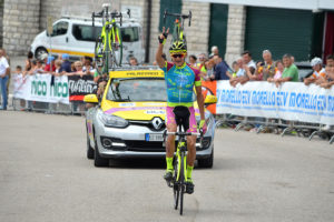 Aleksandr Riabushenko primo sul Monte Grappa