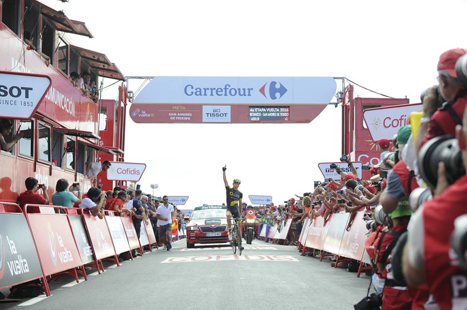 La vittoria di Lilian Calmejane nella quarta tappa della Vuelta