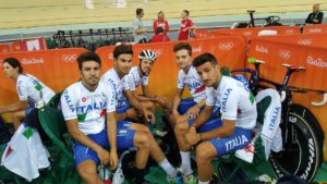 Gli azzurri del quartetto maschile