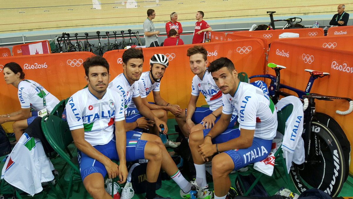 Gli azzurri del quartetto maschile