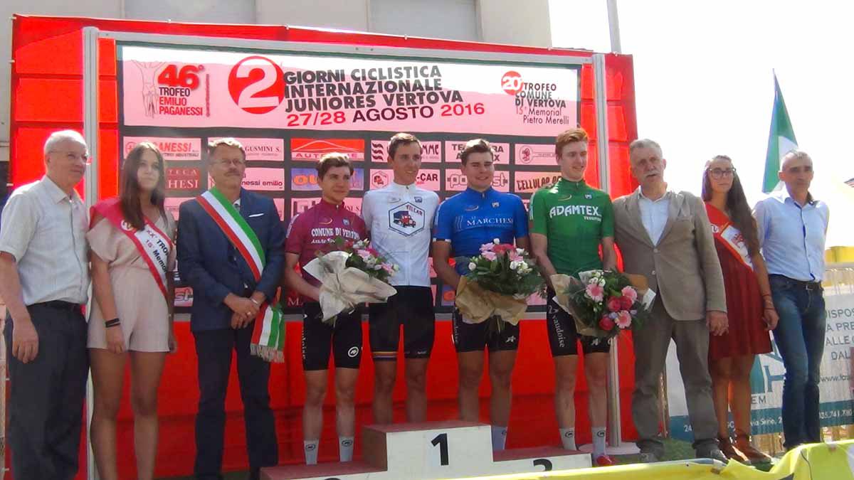 Tutte le maglie finali della 2 Giorni Internazionale di Vertova