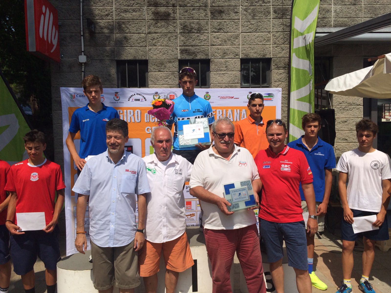 Tutti i premiati del Giro della Valseriana 2016