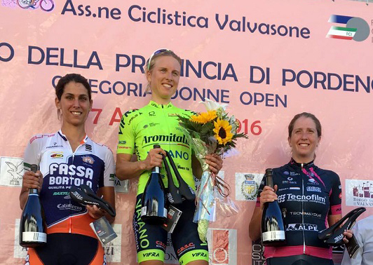 Il podio Open del Giro della Provincia di Pordenone 2016