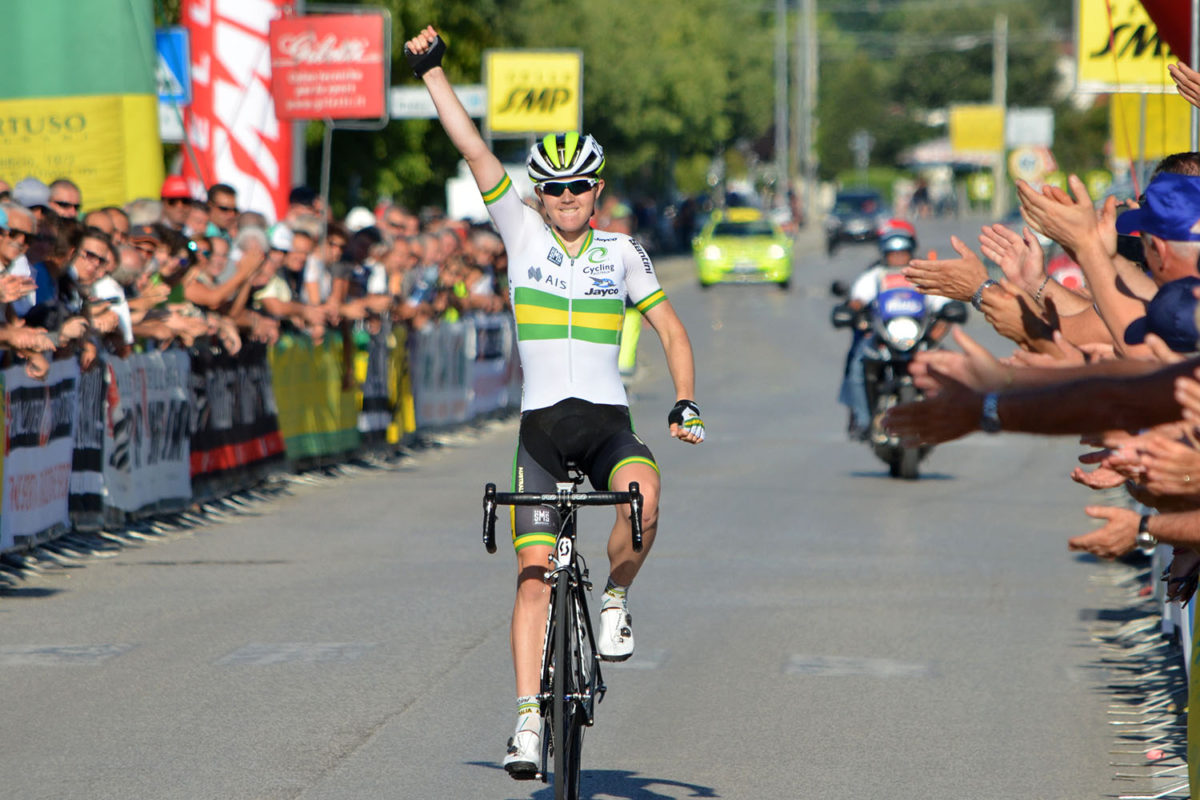 La vittoria dell'australiano Michael Storer a Poggiana