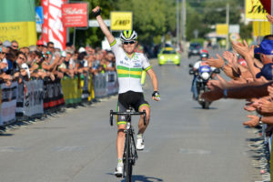 La vittoria dell'australiano Michael Storer a Poggiana