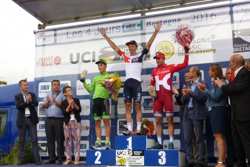 Il podio del Bretagne Classic - Ouest-France