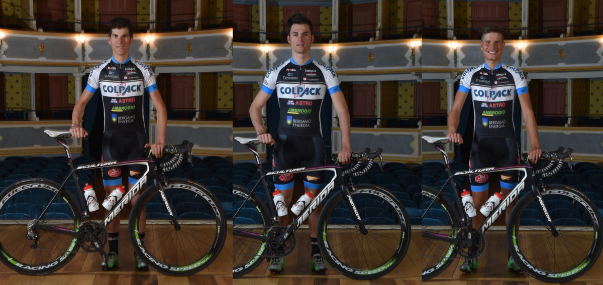 da sinistra: Edward Ravasi, Oliviero Troia e Fausto Masnada