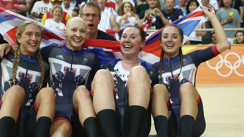 Il quartetto britannico campione olimpico e titolare di un nuovo record del mondo