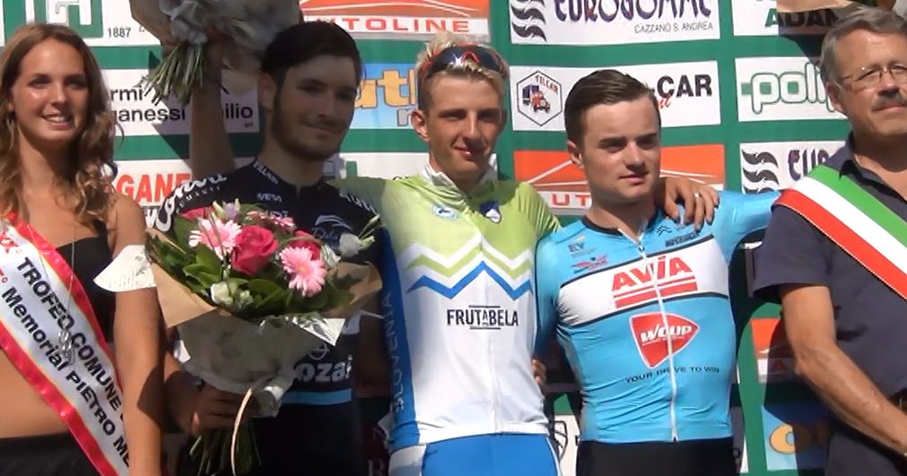Il podio del 20° Trofeo Comune di Vertova – 15° Memorial Pietro Merelli