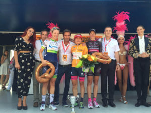 Il podio finale della La Route de France 2016