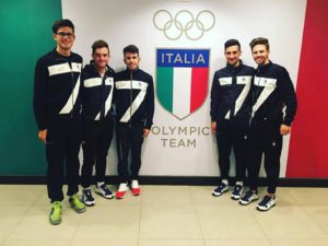 Gli azzurri dell'Inseguimento a squadre