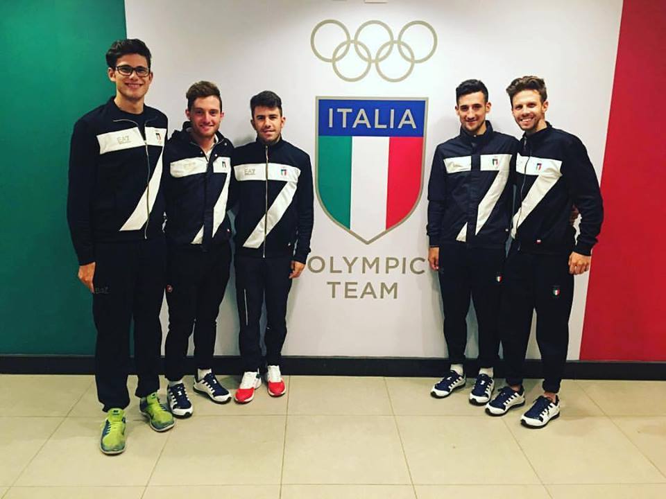 Gli azzurri dell'Inseguimento a squadre