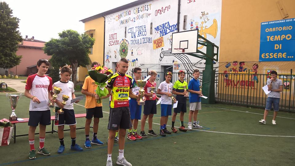 Gabriele Raccagni vincitore della gara Esordienti 1° anno