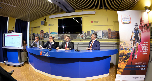 Da sinistra: Giacomino Martinetto, Mauro Vegni, Giovanni Maria Ferraris e Giuseppe Sibilla