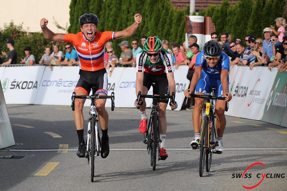 L'arrivo della prima tappa del Gp Ruebliland 2016