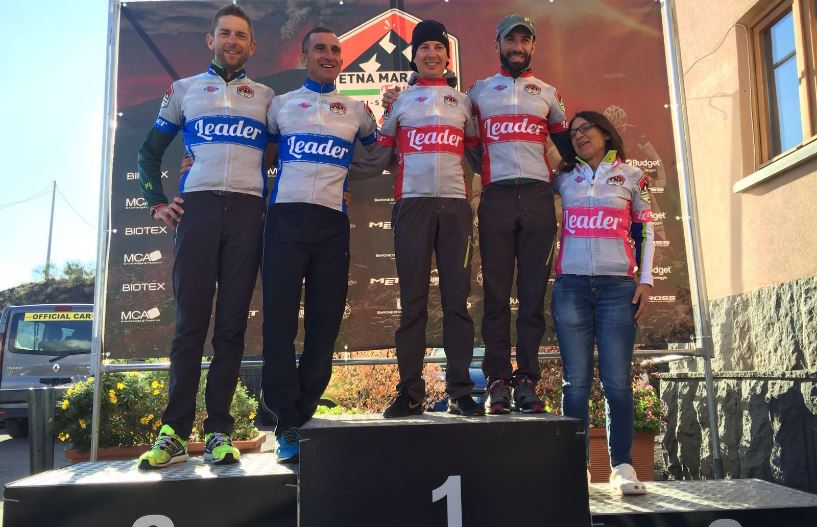 I leader dell'Etna Marathon Tour dopo la prima tappa