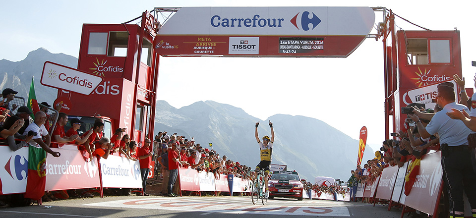 Prima vittoria di Robert Gesink in un Grande Giro