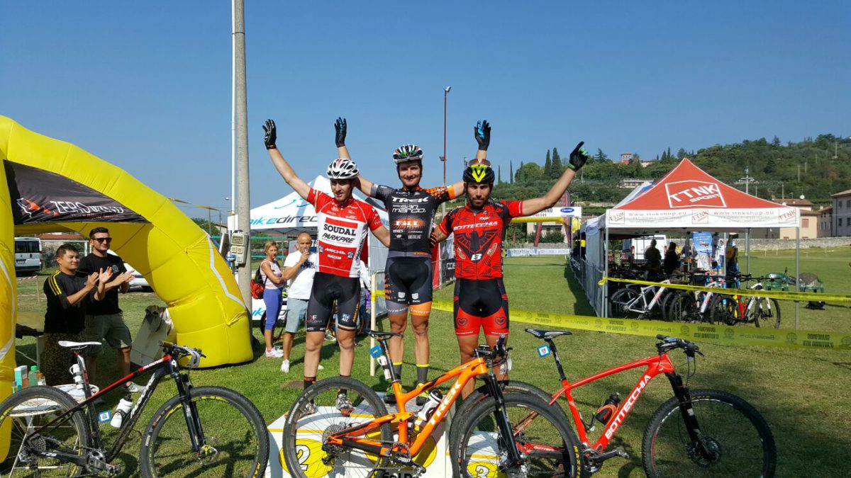 Il podio della Gf d'Autunno 2016