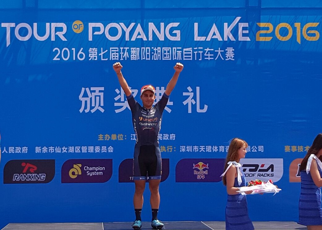 Matteo Malucelli vincitore dell'ottava tappa