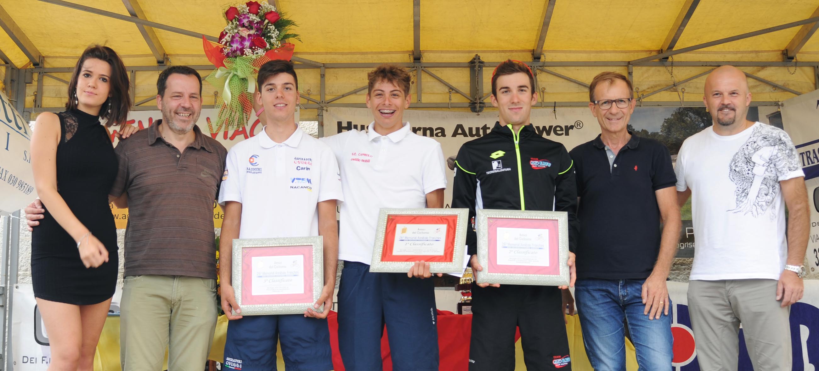 Il podio di Provezze