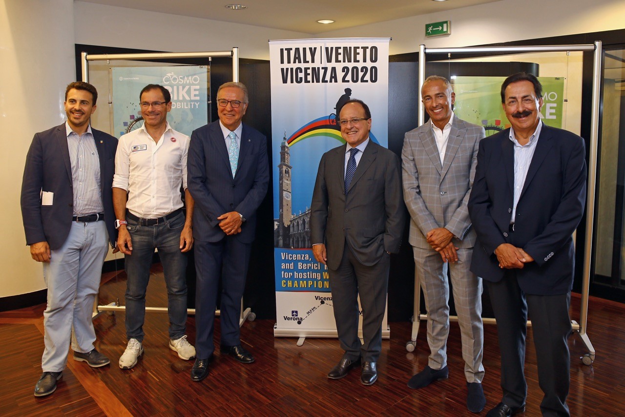 La presentazione dei percorsi candidati ai Mondiali Vicenza 2020