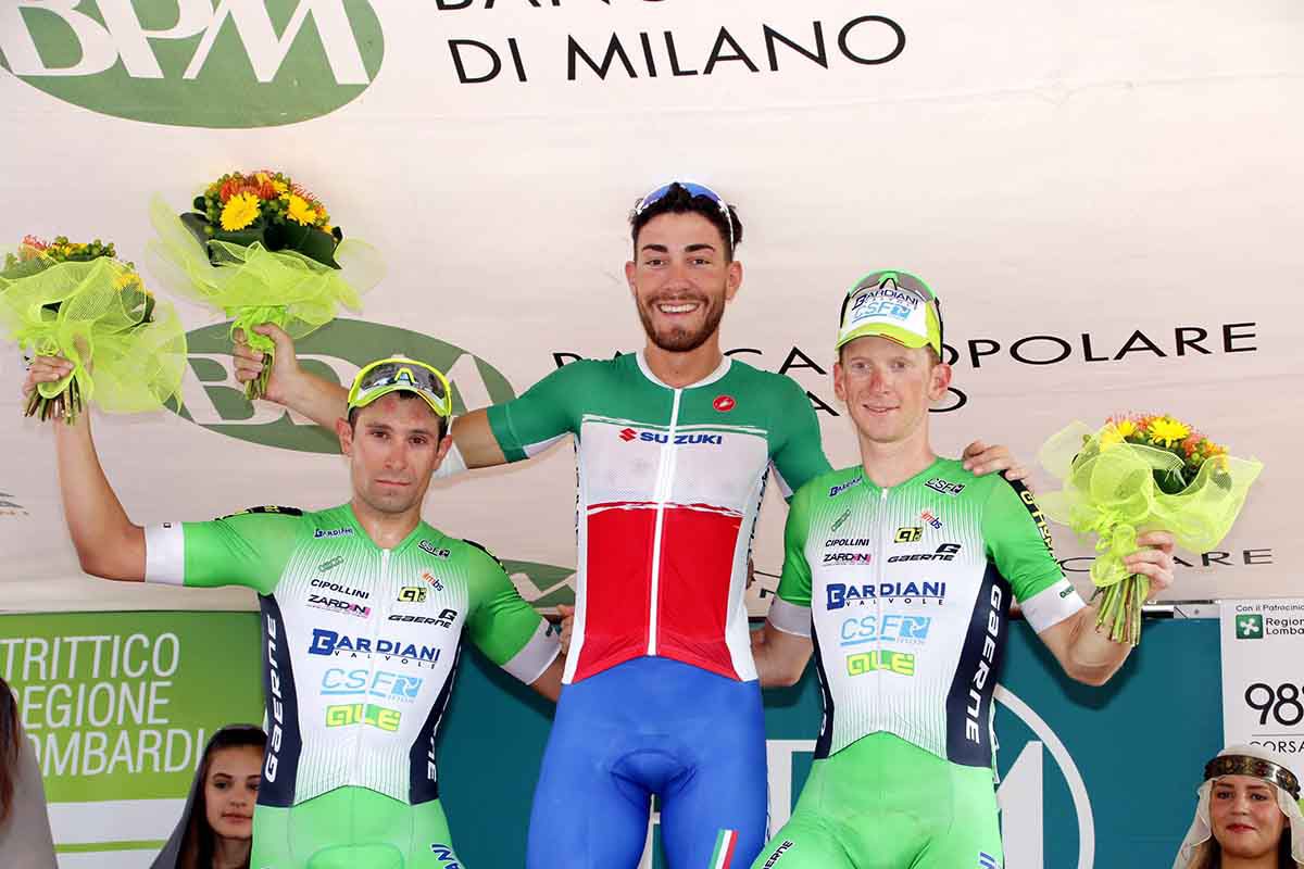 Il podio di Legnano