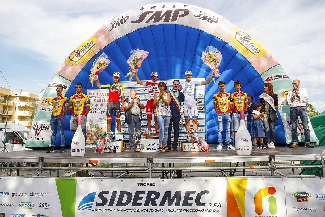 Memorial Marco Pantani 2016, il podio