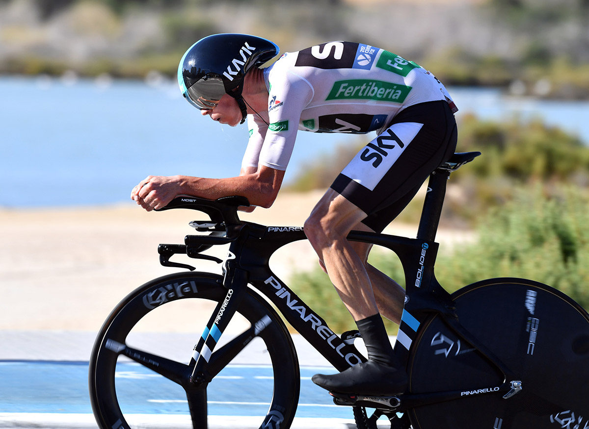 Chris Froome vincitore della cronometro